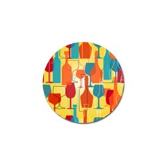 I Love Wine Golf Ball Marker (10 Pack) by designsbymallika