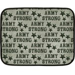 Army Stong Military Double Sided Fleece Blanket (Mini)  35 x27  Blanket Front