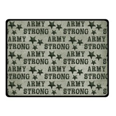 Army Stong Military Double Sided Fleece Blanket (small)  by McCallaCoultureArmyShop