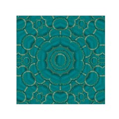 Over The Calm Sea Is The Most Beautiful Star Small Satin Scarf (square) by pepitasart