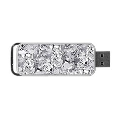 Animal Seamless Pattern Portable Usb Flash (one Side) by Vaneshart