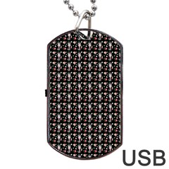 Chrix Pat Black Dog Tag Usb Flash (one Side) by snowwhitegirl