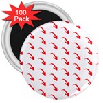 Create Your Own Custom Online Full Print Blank Template 3  Magnets (100 pack) Front