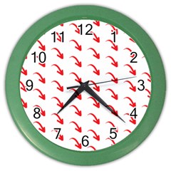 Create Your Own Custom Online Full Print Blank Template Color Wall Clock by startdesign