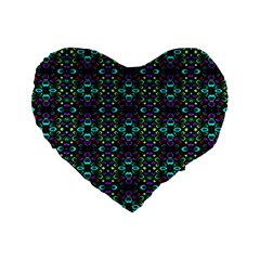 Ab 135 Standard 16  Premium Heart Shape Cushions by ArtworkByPatrick