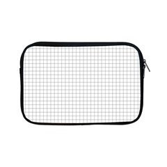 Aesthetic Black And White Grid Paper Imitation Apple Ipad Mini Zipper Cases by genx