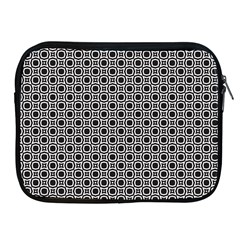 Pattern Formes Ronds Noir/blanc Apple Ipad 2/3/4 Zipper Cases by kcreatif
