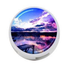 Photo Coucher Du Soleil Effet Galaxy 4-port Usb Hub (one Side) by kcreatif
