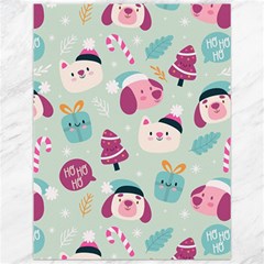 Pattern Funny Christmas Ho Ho Ho Canvas 12  X 16  by Vaneshart