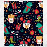 Colorful Funny Christmas Pattern Canvas 8  x 10  8.15 x9.66  Canvas - 1