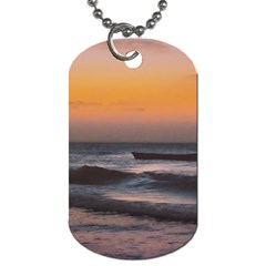 Seascape Sunset At Jericoacoara, Ceara, Brazil Dog Tag (one Side) by dflcprintsclothing