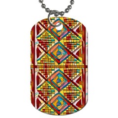 Mixed Center4 Dog Tag (one Sided) by MijizaCreations