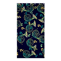 French Horn Shower Curtain 36  X 72  (stall)  by BubbSnugg