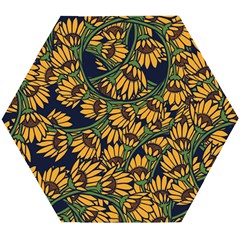 Daisy  Wooden Puzzle Hexagon by BubbSnugg