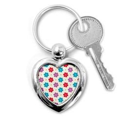 Abstract Art Background Wallpaper Key Chain (heart) by Vaneshart