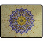 Image Star Pattern Mosque Tashkent Double Sided Fleece Blanket (Medium)  58.8 x47.4  Blanket Front