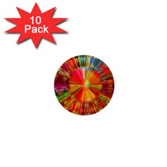 Kaleidoscope Mandala Color 1  Mini Buttons (10 Pack)  by Vaneshart