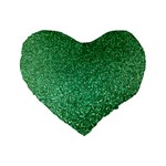 Sparkling Irish cream Standard 16  Premium Heart Shape Cushions Front