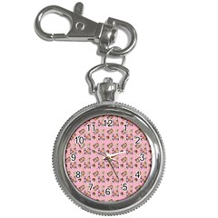 Robin Art Pink Pattern Key Chain Watches by snowwhitegirl