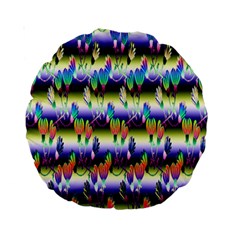 Shinyflowers Standard 15  Premium Round Cushions by Sparkle