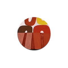 Sophie Taeuber Arp, Composition À Motifs D arceaux Ou Composition Horizontale Verticale Golf Ball Marker (4 Pack) by Sobalvarro