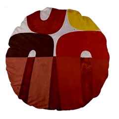 Sophie Taeuber Arp, Composition À Motifs D arceaux Ou Composition Horizontale Verticale Large 18  Premium Round Cushions by Sobalvarro
