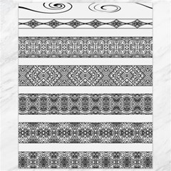 Borders Ikat Ethnic Frame Tribal Canvas 16  X 20  by Wegoenart