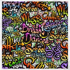 Graffiti Word Seamless Pattern Canvas 16  X 16  by Nexatart