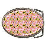 Hawaii Ghost Pink Belt Buckles Front