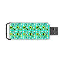 Hawaii Ghost Aqua Portable Usb Flash (one Side) by snowwhitegirl