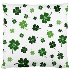 St Patricks Day Pattern Large Flano Cushion Case (one Side) by Valentinaart