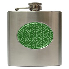 St Patricks Day Hip Flask (6 Oz) by Valentinaart