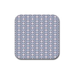 Digital Stars Rubber Coaster (square)  by Sparkle