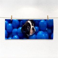 Cute Balls Puppy Hand Towel by Sparkle