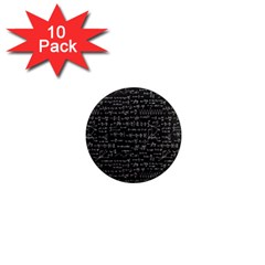 Math Equations Formulas Pattern 1  Mini Magnet (10 Pack)  by Vaneshart