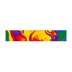 Gay Pride Swirled Colors Flano Scarf (mini) by VernenInk