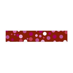 Lesbian Pride Flag Scattered Polka Dots Flano Scarf (mini) by VernenInk