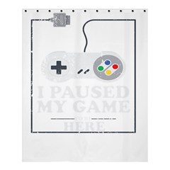 Ipaused2 Shower Curtain 60  X 72  (medium)  by ChezDeesTees
