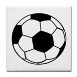 Soccer Lovers Gift Tile Coaster Front