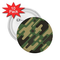Camouflage-pattern-background 2 25  Buttons (10 Pack)  by Vaneshart