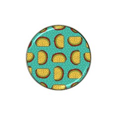 Taco Drawing Background Mexican Fast Food Pattern Hat Clip Ball Marker by BangZart