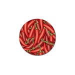 Seamless chili pepper pattern Golf Ball Marker (4 pack) Front