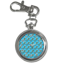 Clown Ghost Pattern Blue Key Chain Watches by snowwhitegirl