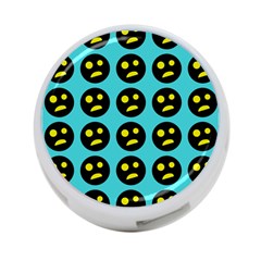 005 - Ugly Smiley With Horror Face - Scary Smiley 4-port Usb Hub (two Sides) by DinzDas