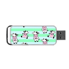 Cow Pattern Portable Usb Flash (one Side) by designsbymallika