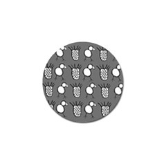 Grey Base, B&w Chpa Pattern Design Golf Ball Marker (10 Pack) by CHPALTD