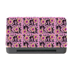 60s Girl Floral Pink Memory Card Reader With Cf by snowwhitegirl
