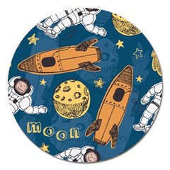 Missile Pattern Magnet 5  (round) by Amaryn4rt
