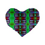 Corridor Nightmare Standard 16  Premium Heart Shape Cushions Back