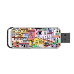 Menton Old Town France Portable Usb Flash (two Sides) by Amaryn4rt